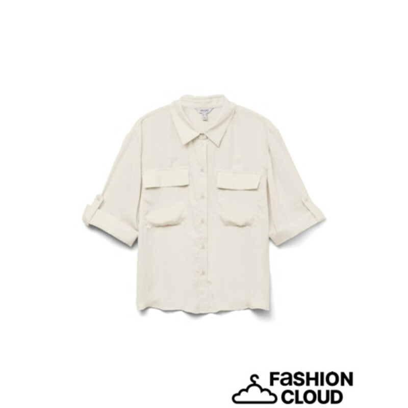 VMFABIANA 3/4 SHIRT VMA NOOS BIRCH