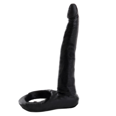 Anillo Hot Finger Largo Macizo Negro