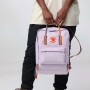 Mochila Fjallraven Kanken Rainbow Unisex Pastel Lavender-Rainbow