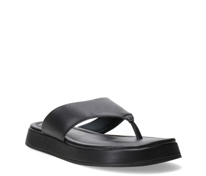 Sandalia de Mujer Miss Carol PLATS estilo chancla Negro