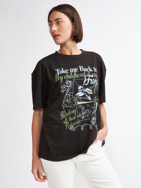 REMERA CURRY NEGRO