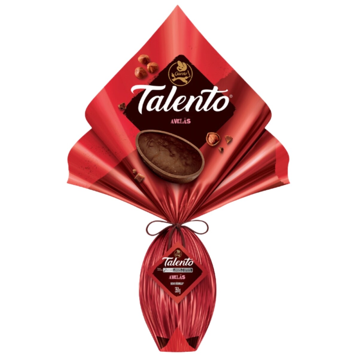 Garoto Huevo Talento Avellanas 350g 
