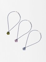 Set De Collares Flores Multicolor multicolor