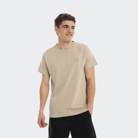 Remera Reef Classic Embroidered Beige