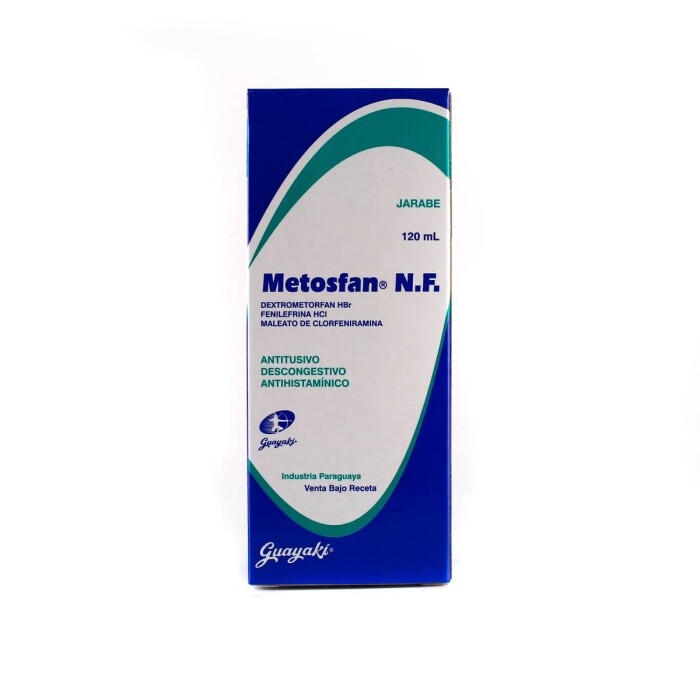 METOSFAN JARABE FRASCO X 120 ML. única