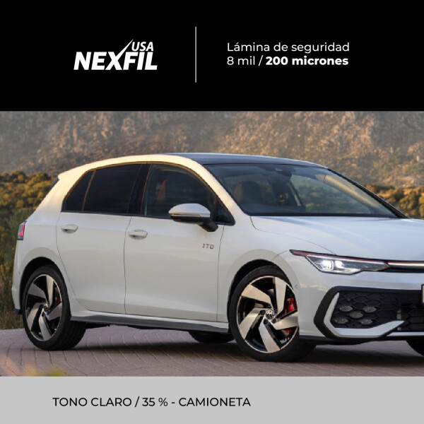 Polarizado Camioneta. Marca: Nexfil. Tono: Claro. 200 Micrones Polarizado Camioneta. Marca: Nexfil. Tono: Claro. 200 Micrones