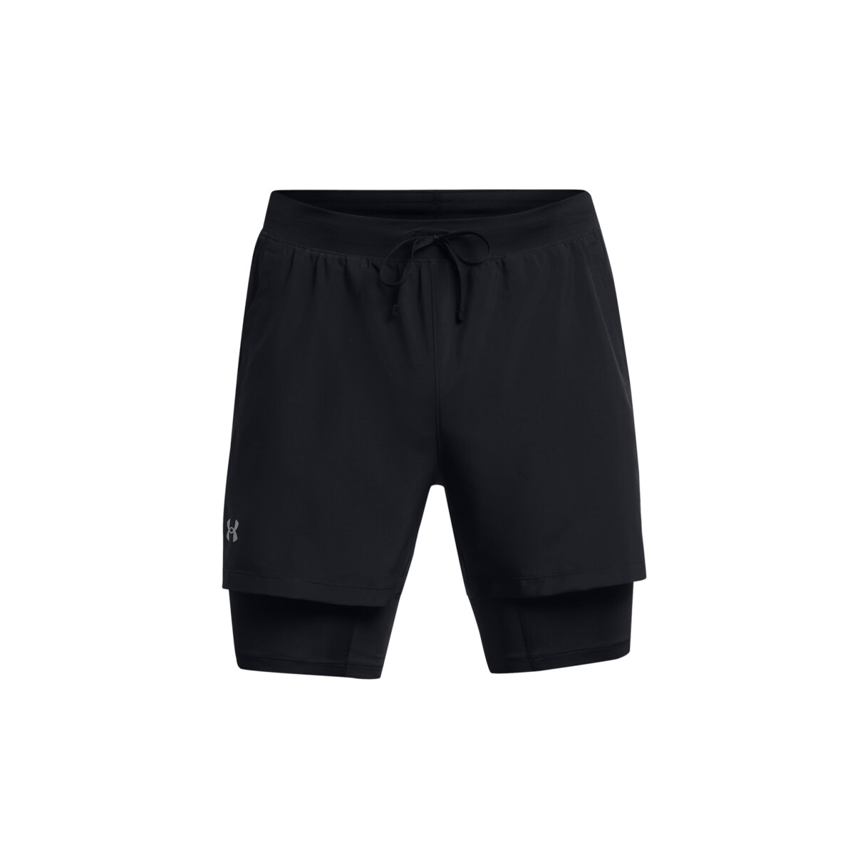 SHORT UNDER ARMOUR LAUNCH 5 2 N 1 - Black 