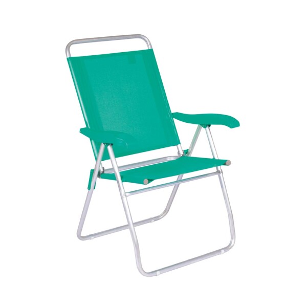 SILLA RECLINABLE 4 POSICIONES ALUM BOREAL VERDE
