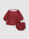Vestido Smock Cuello Volante Caldera