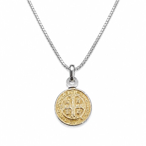 Cadena y medalla San Benito pequeña Cadena y medalla San Benito pequeña