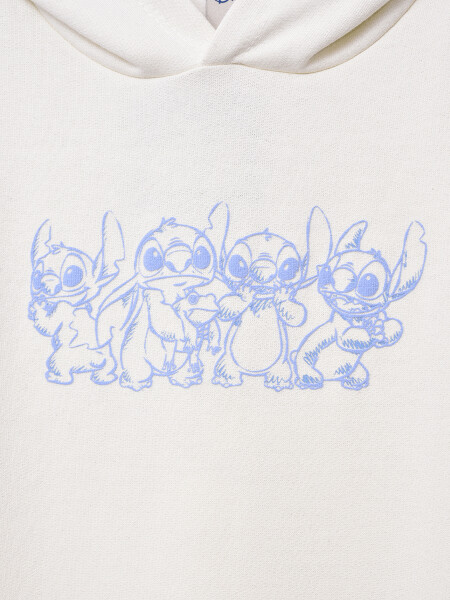 CANGURO HOODIE BLUE STITCH BEIGE