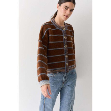 Cardigan Terro Tennis Chocolate