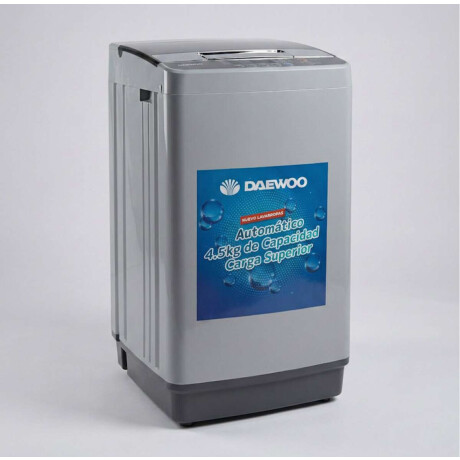 Lavarropas carga superior 4,5kg Daewoo Color gris