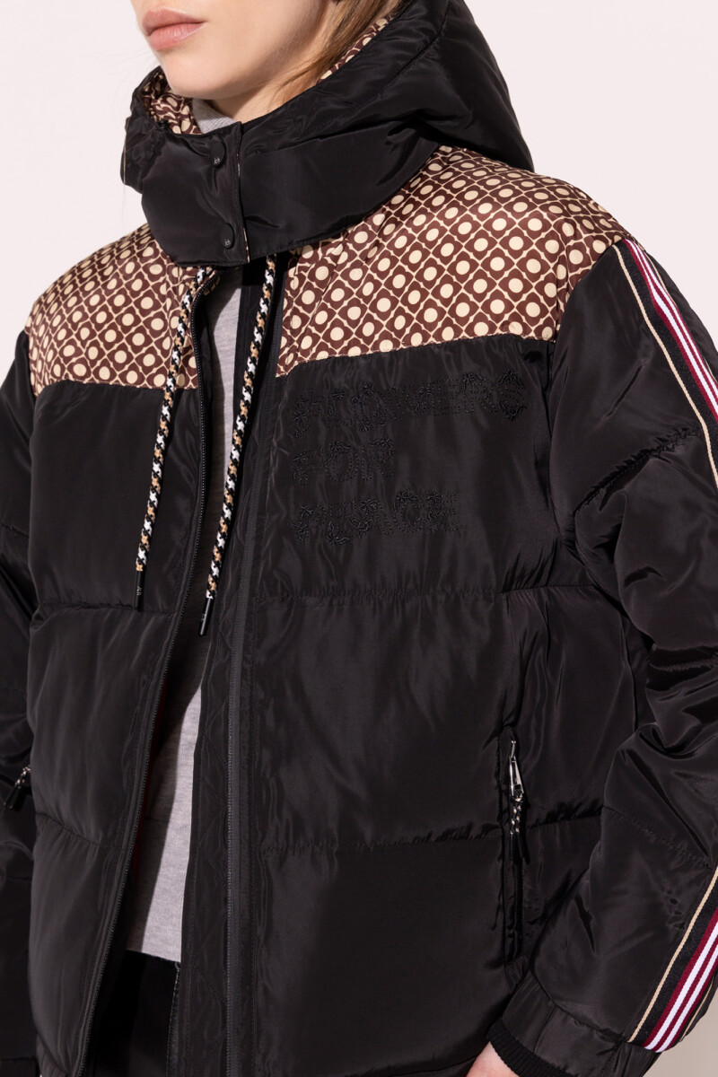 CAMPERA FLORA Negro