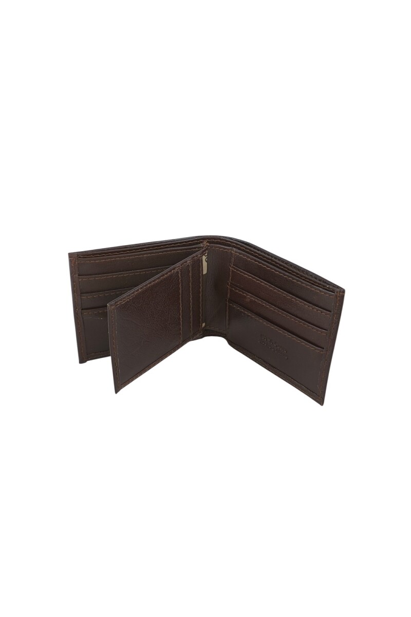 Billetera de con volante Marron