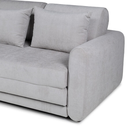 Sofá Cama Parma - Tela Microfibra 3013 (Gris)