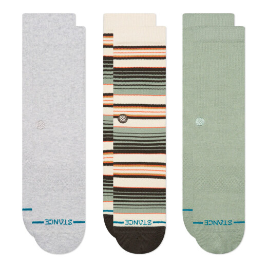 Medias Stance Repeteur Crew 3 Pack Medias Stance Repeteur Crew 3 Pack