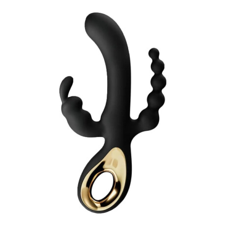 Vibrador Triple Estimulación Vagina Clítoris y Ano USB Vibrador Triple Estimulación Vagina Clítoris y Ano USB