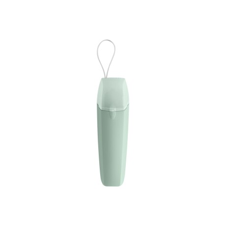 ESTUCHE CEPILLO DIENTES PLASTICO VERDE 22X6.5X4.5CM