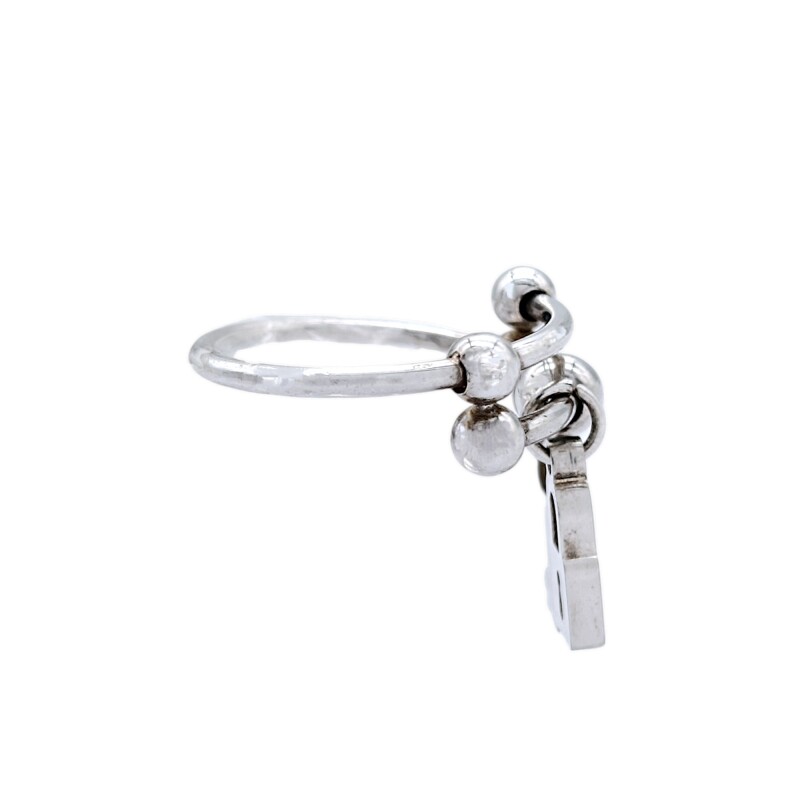 Anillo Candado Llave-Plata 925-Sin Piedra-AN3236 sinpiedra