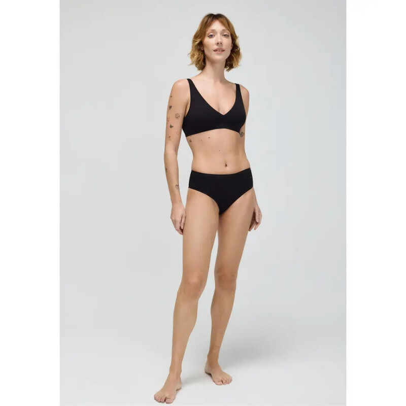 KIT COM 3 CALCINHAS FEM PRETO