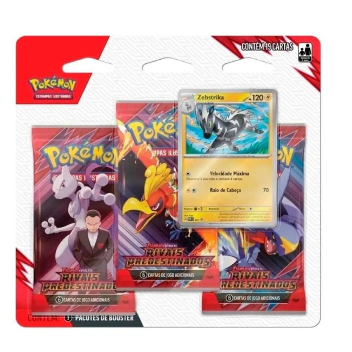 Pokémon Blister Triplo - Rivais Predestinados 