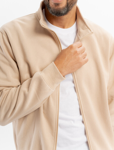 Campera felpa Marco beige