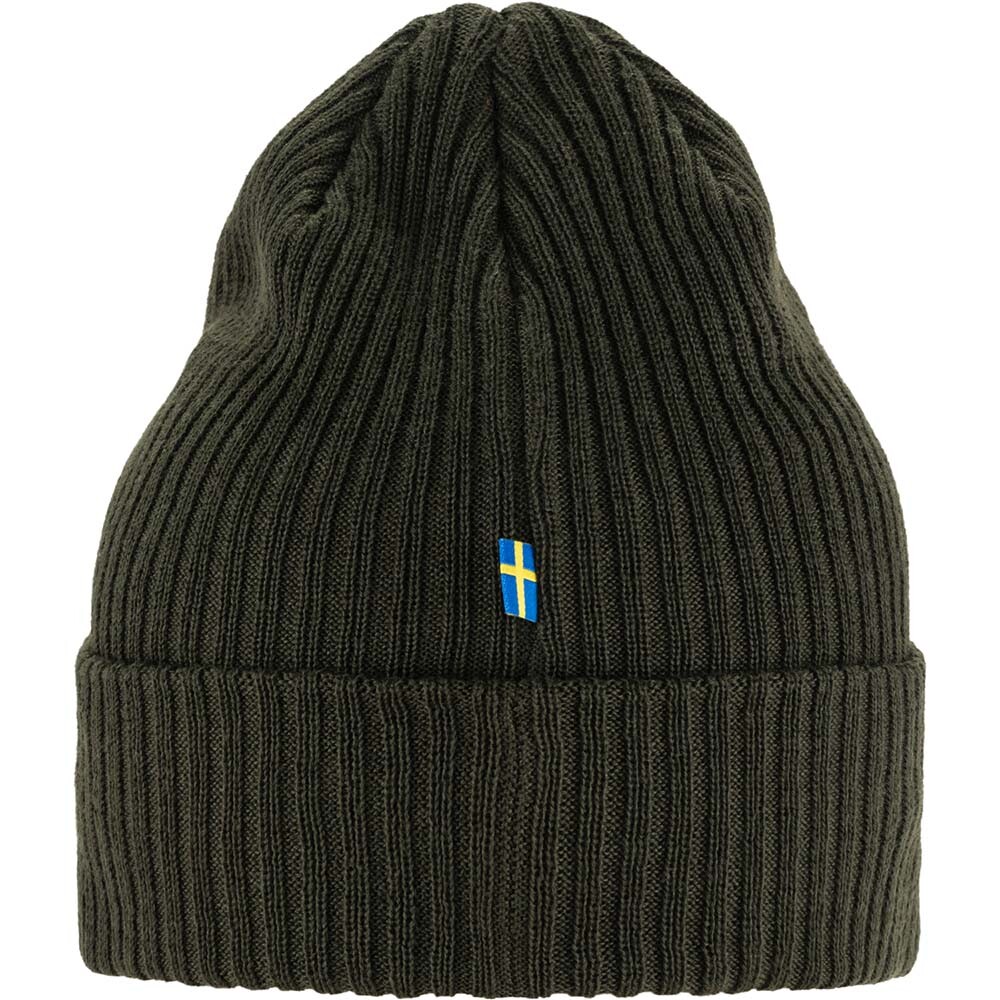 Beanie Fjallraven Fjallraven Rib Hat Unisex Deep Forest