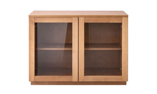 Aparador AMBAY Natural con Vidrio Aparador AMBAY Natural con Vidrio
