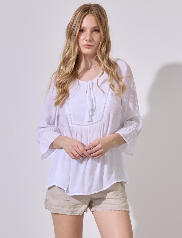 Blusa Garden BLANCO