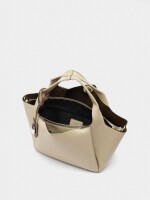 Bolso Tote Con Penduro crudo