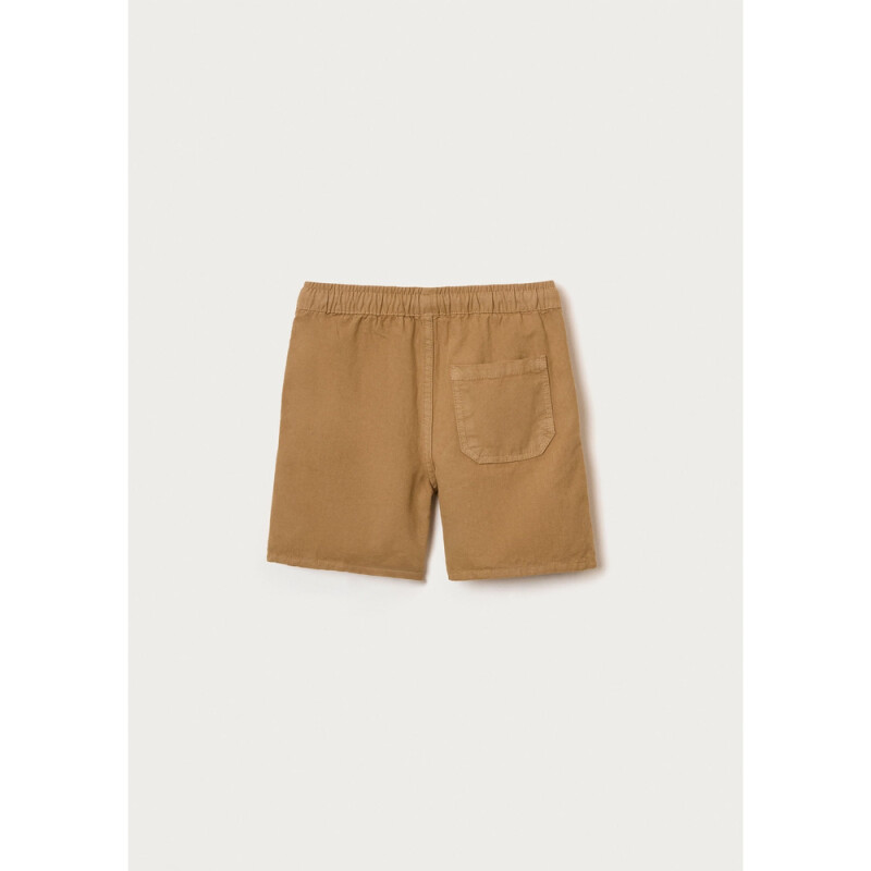 SHORTS MASC MARROM MEDIO