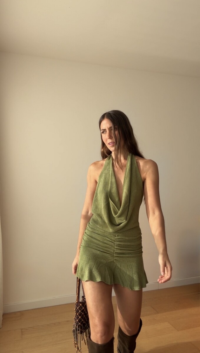 Vestido Loret SS27 - Matcha 