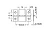Bisagra piano niquelado 351.01.735 x 3 mts Bisagra Piano Niquelado 351.01.735 X 3 Mts