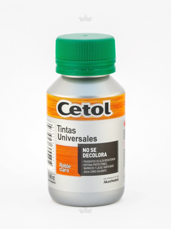 CETOL TINTA UNIVERSAL ROBLE CLARO 60cc. N/A
