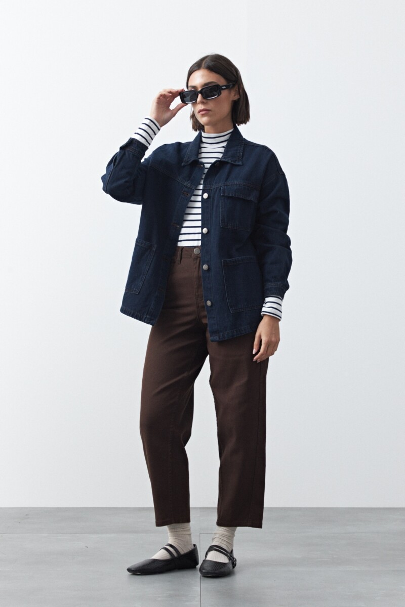 SOBRECAMISA SALINAS Indigo