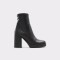 SERAPHICA DARK BROWN SMOOTH LEATHER BLACK