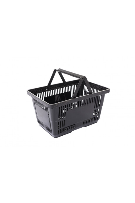 Canasto Plástico De Mano Negro Canasto Plástico De Mano Negro