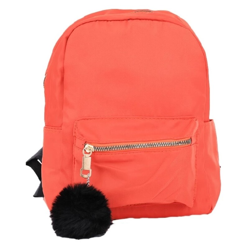 Mochila Canva Margarita naranja unisex Naranja