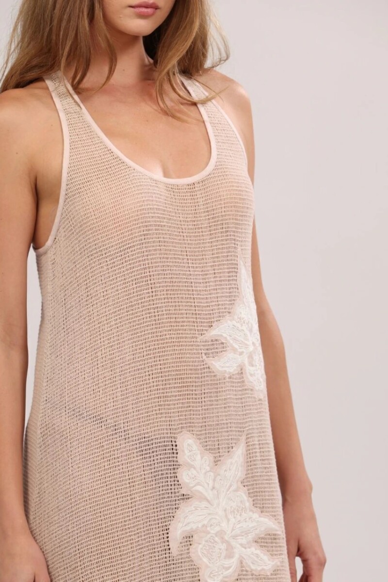 VESTIDO FRAGOLA Beige