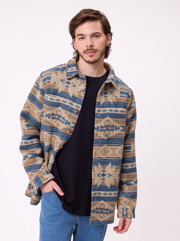 CAMISA TATON RUSTY Azul