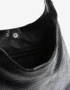 Saca Cartera Formato Hobo Negra - Negro