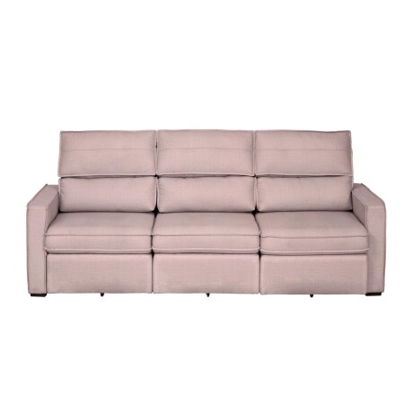 SOFA RETRACTIL 3 CUERPOS TELA MARRON AMBAR CHOC.