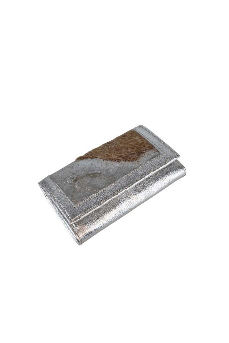 Billetera clasica Plateado