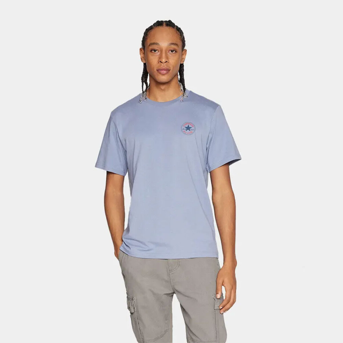 STAR CHEV EMB CREW FT LAKESIDE BLUE - LAKESIDE BLUE 
