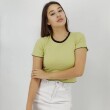 T-SHIRT SLOWLY RIB02 VERDE