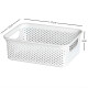 Cesto organizador calado línea P BLANCO