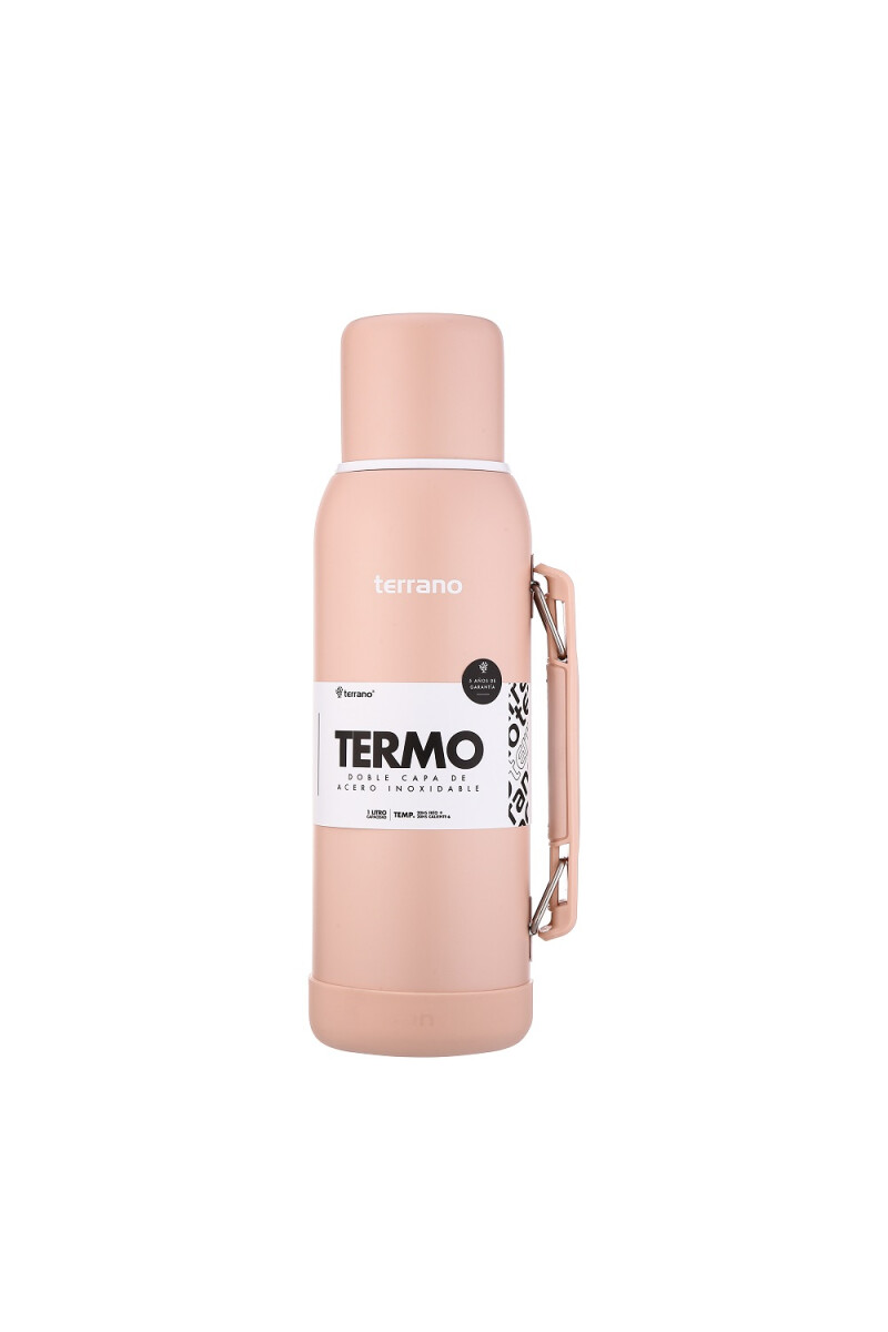TERMO TERRANO NEW 1LT CON MANIJA PREMIUN ROSA