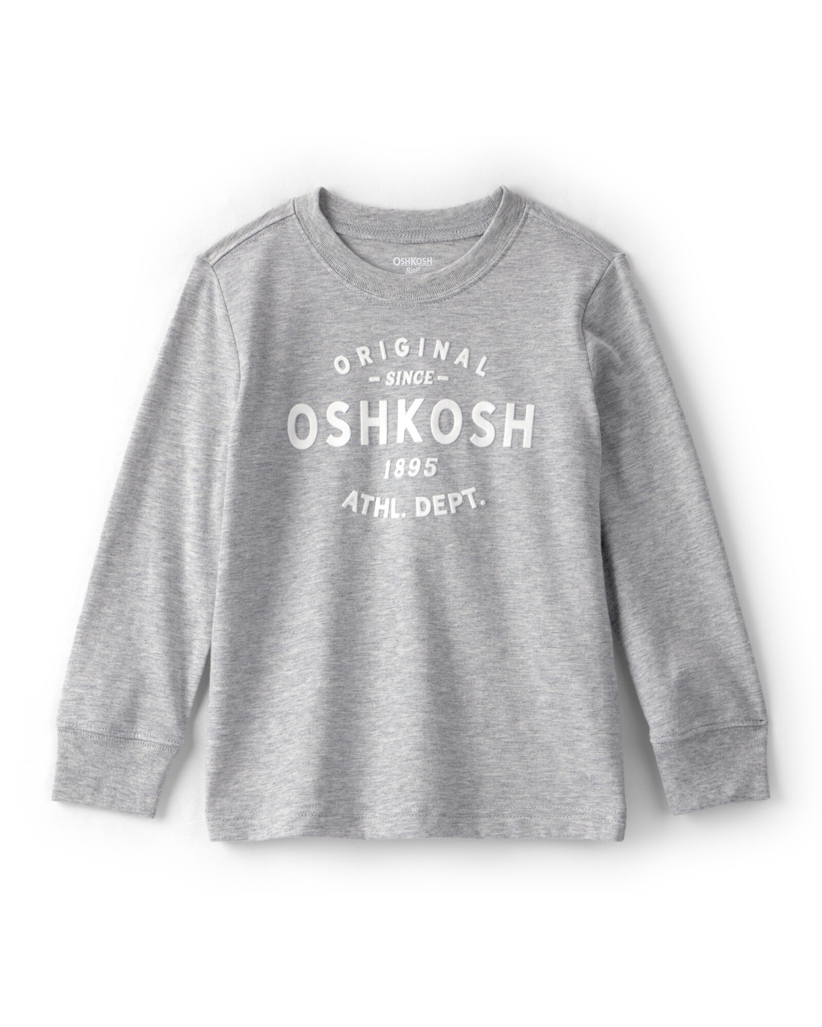 Remera de algodón, gris, con logo. Talles 2-5T Remera de algodón, gris, con logo. Talles 2-5T