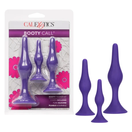 Booty Call Kit Plug Anal x3 con Ventosa Booty Call Kit Plug Anal x3 con Ventosa